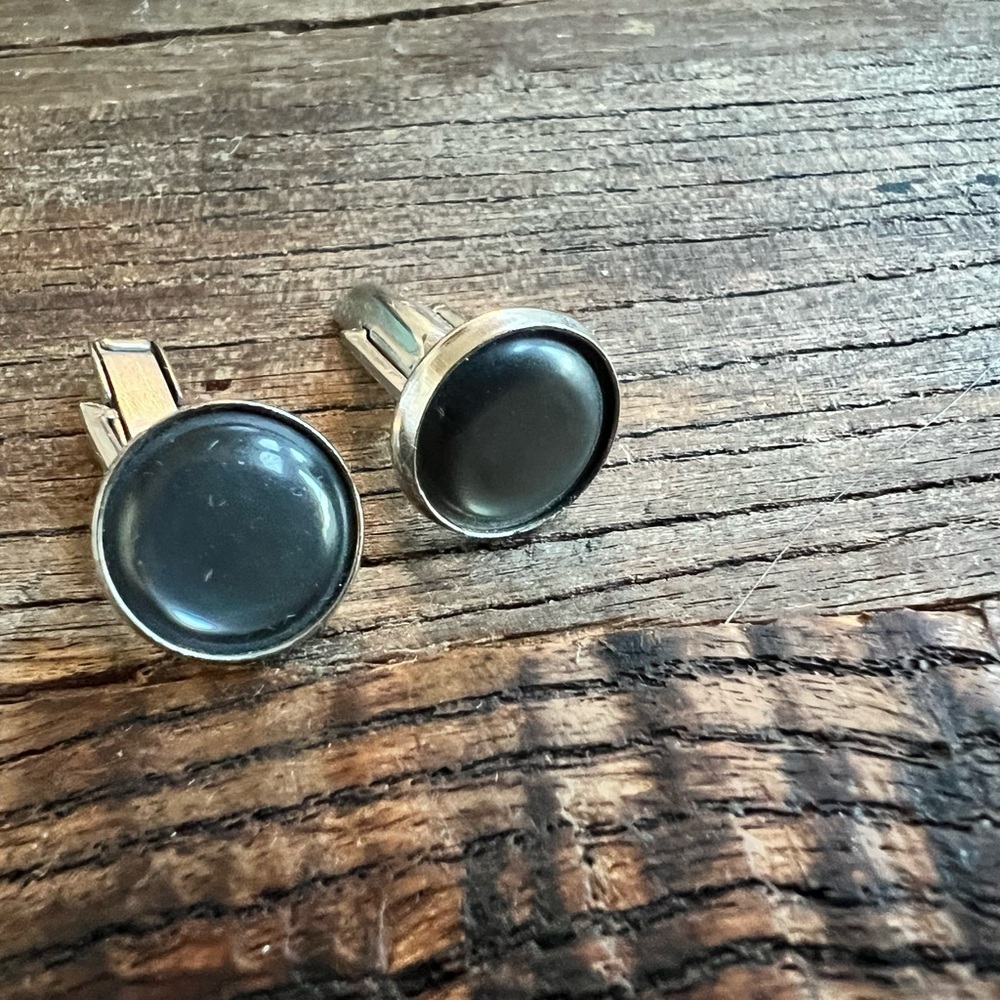 VTG mood stone  like cuff links